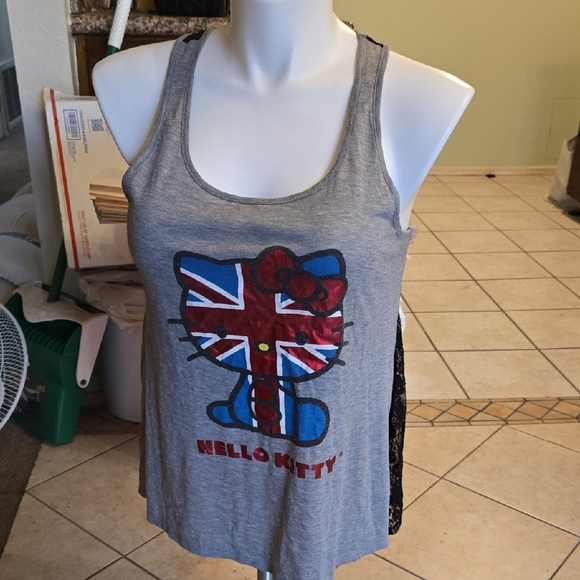 Hello Kitty Gray Tank Top - Picture 1 of 4